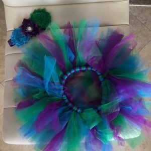 Newborn tutu and headband